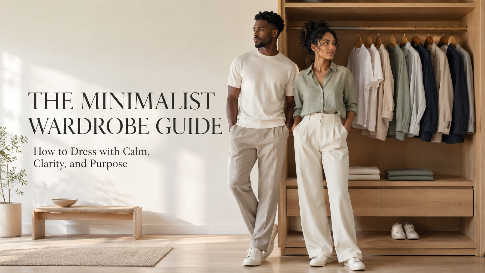 The Minimalist Wardrobe Guide: How to Dress with Calm, Clarity, and Purpose