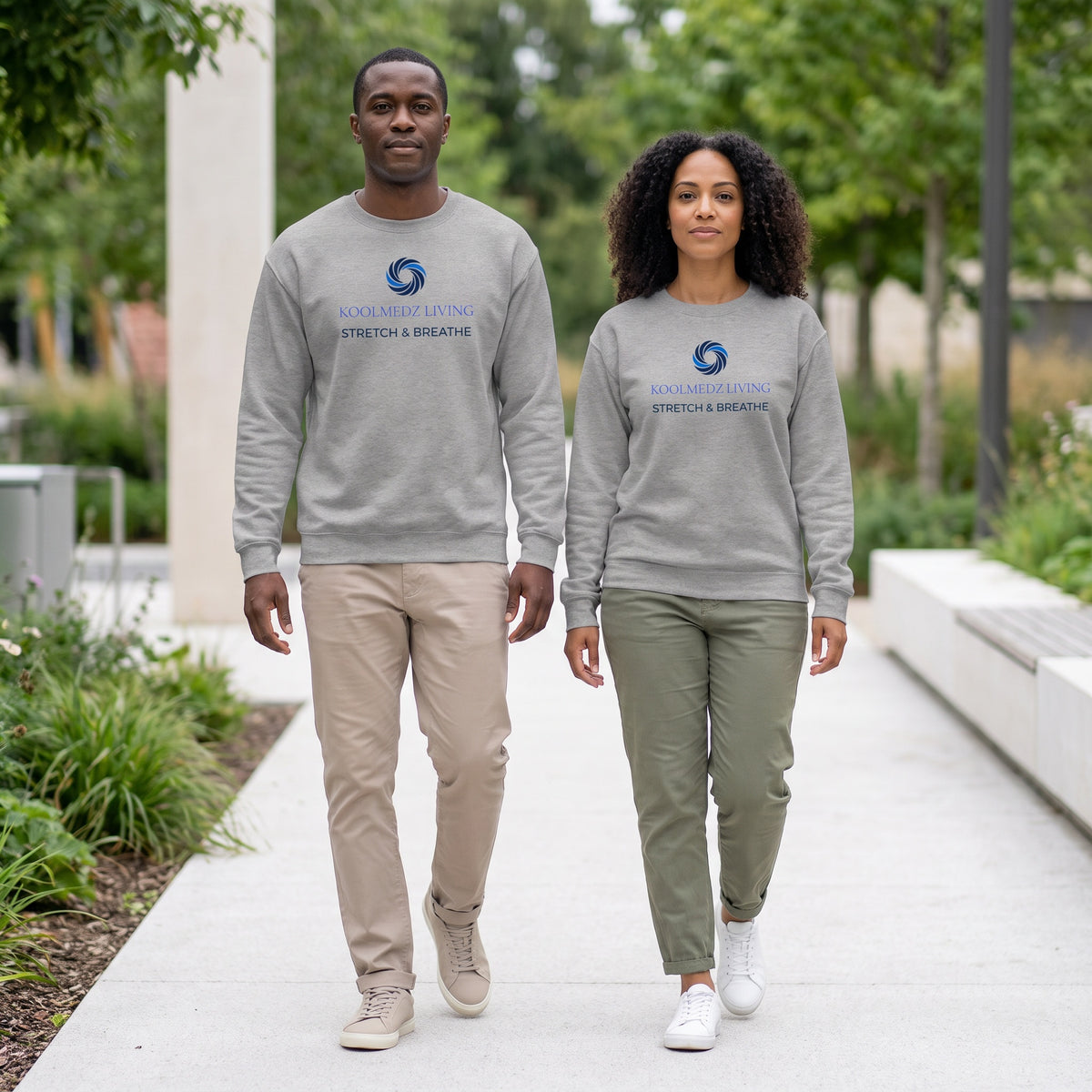 STRETCH & BREATHE | Unisex Premium Sweatshirt