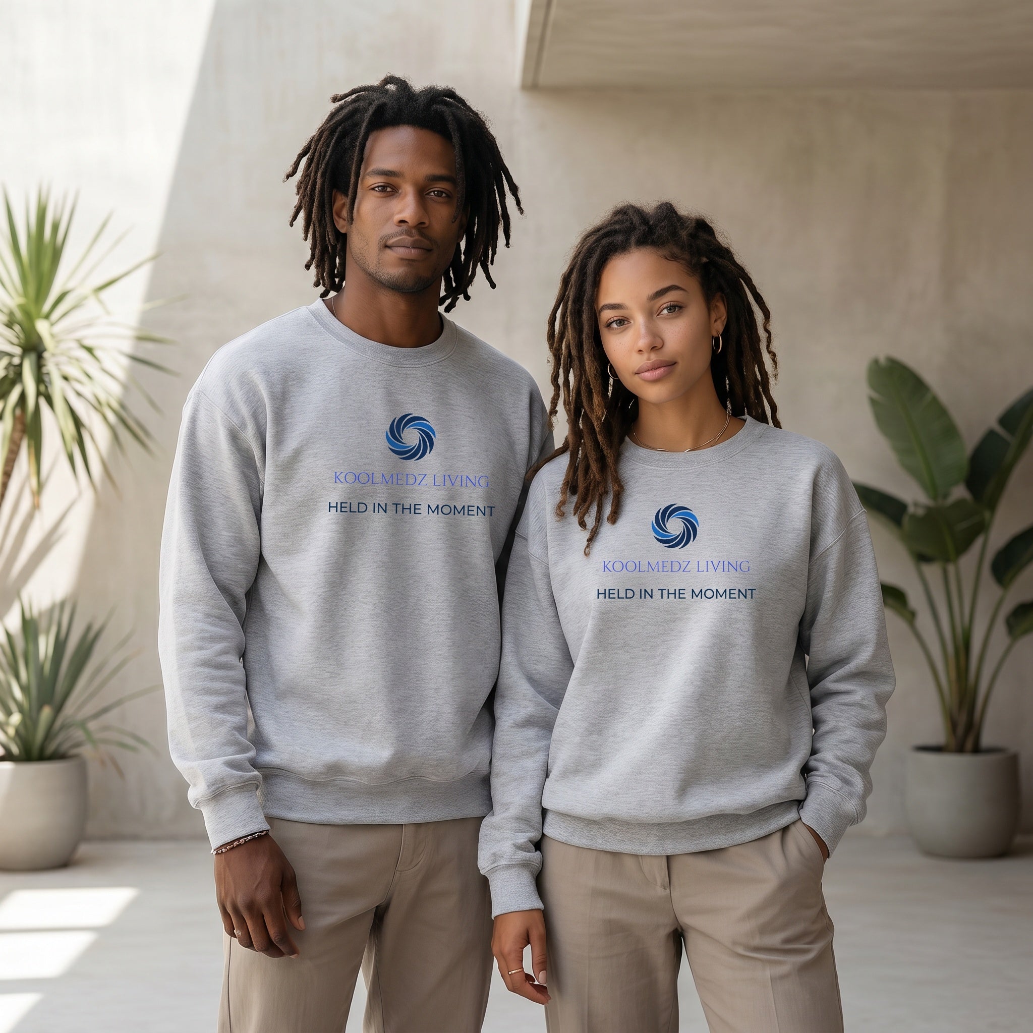 HELD IN THE MOMENT Unisex Crew Neck Sweatshirt | Still Presence Apparel