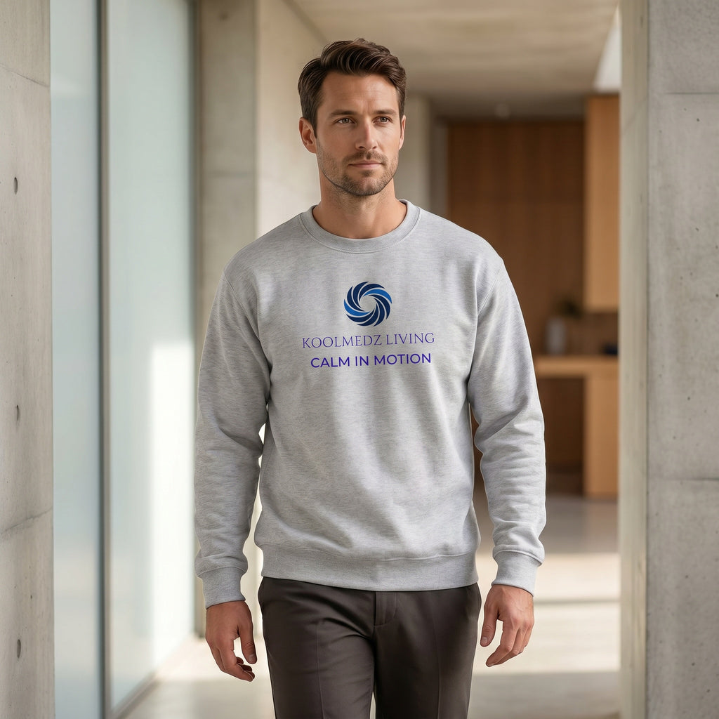 CALM IN MOTION premium crew neck sweatshirt | Composed Apparel