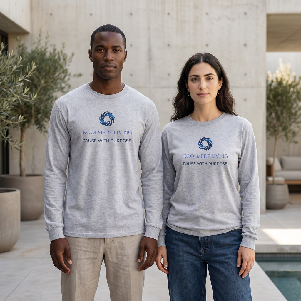 PAUSE WITH PURPOSE Unisex Long Sleeve Shirt | Still Presence Apparel
