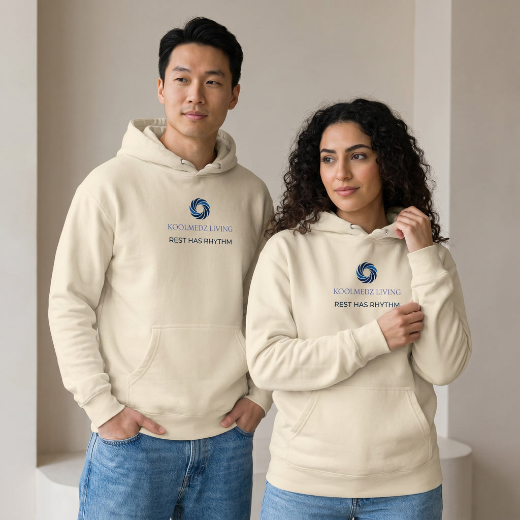 REST HAS RHYTHM Unisex Premium Pullover Hoodie | Still Presence Apparel
