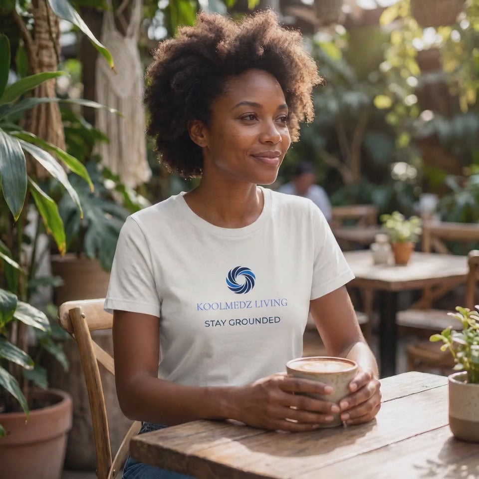 STAY GROUNDED Independence Women’s Relaxed T-Shirt | Quiet Power Apparel