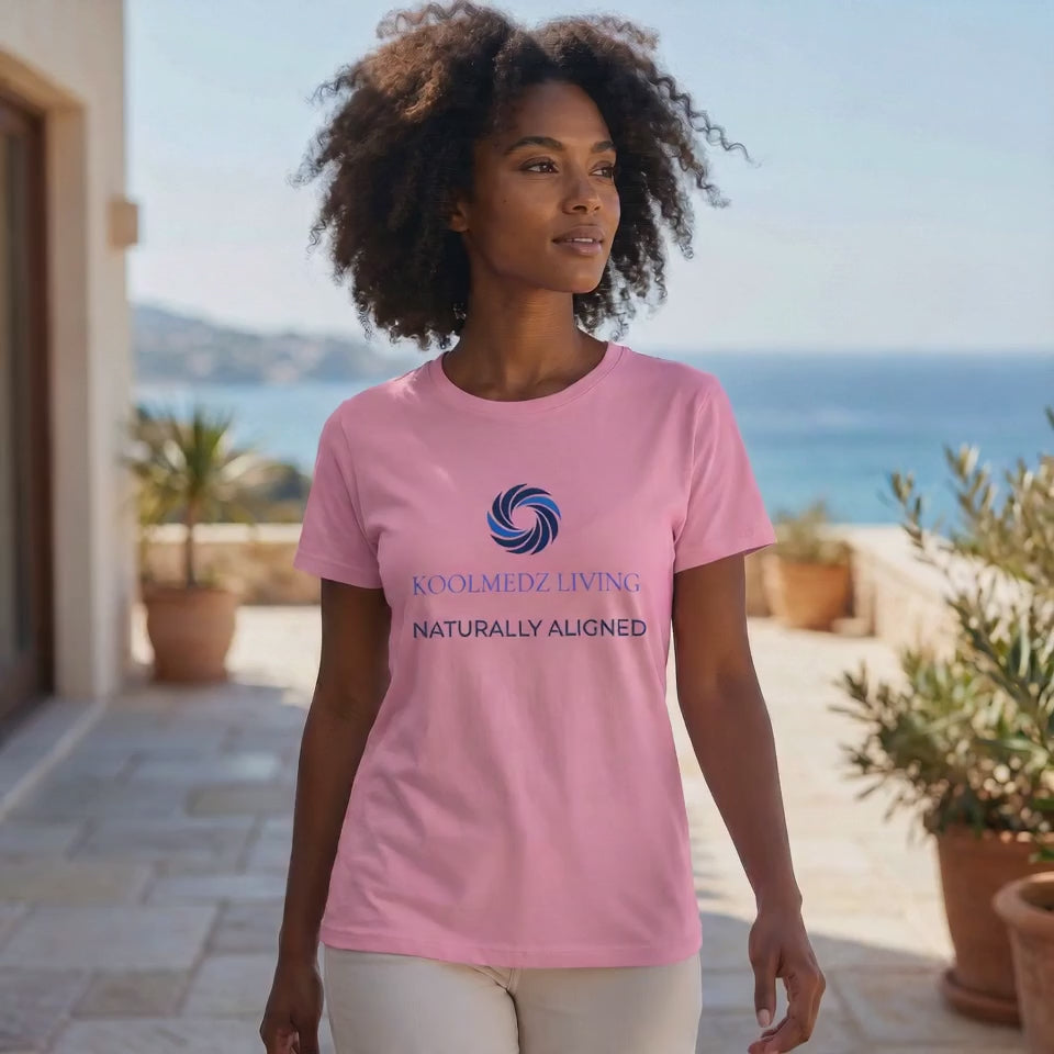 NATURALLY ALIGNED Organic Ribbed T-Shirt |Quiet Power Apparel