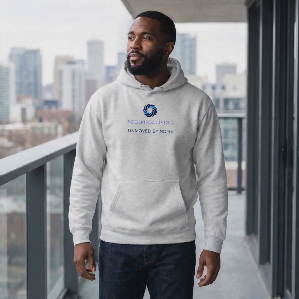 UNMOVED BY NOISE Premium Mid-Weight Hoodie |  Composed Apparel