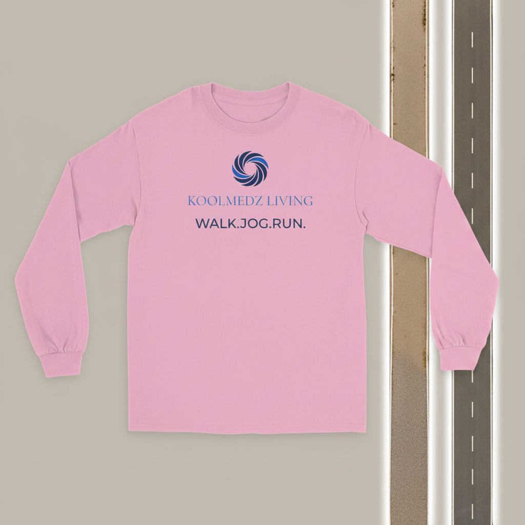 Pink long-sleeve shirt 
